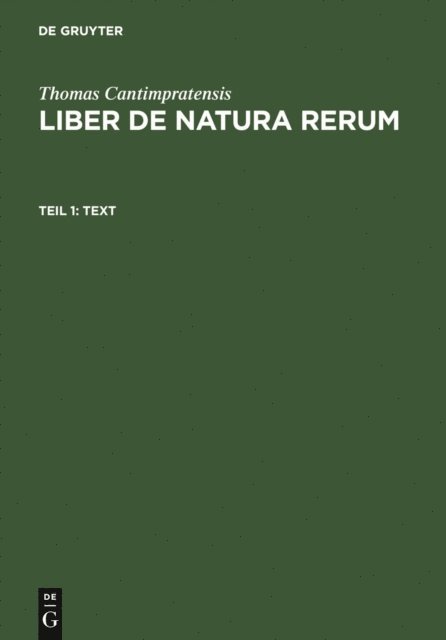 Thomas Cantimpratensis - Text, E-bok