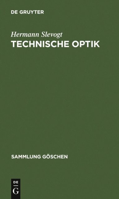 Hermann Slevogt - Technische Optik, E-bok