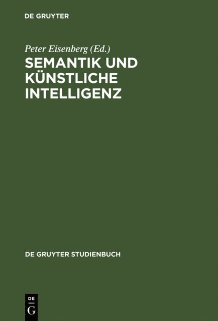 Peter Eisenberg - Semantik und künstliche Intelligenz, E-bok