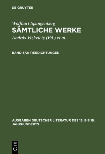 Andras Vizkelety - Tierdichtungen, E-bok