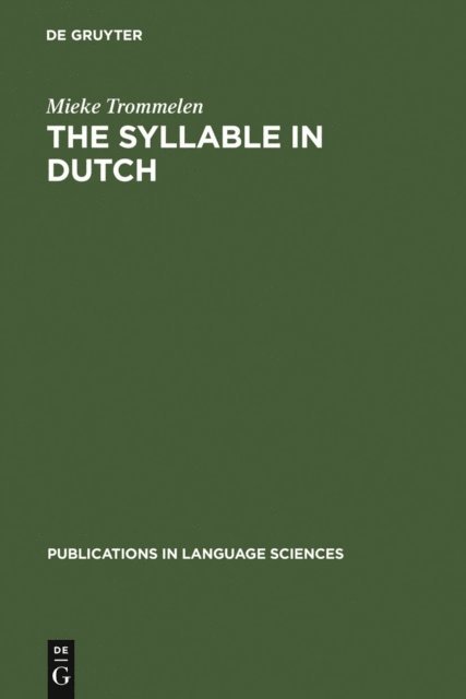 Mieke Trommelen - Syllable in Dutch, E-bok