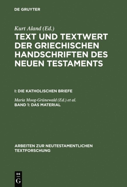 Gerd Mink, Annette Benduhn-Mertz, Kurt Aland - Das Material, E-bok
