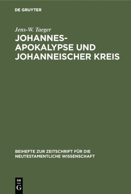 Jens-W. Taeger - Johannesapokalypse und johanneischer Kreis, E-bok