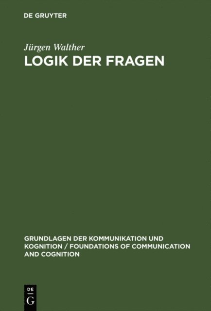 Jurgen Walther - Logik der Fragen, E-bok