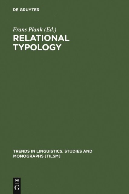 Frans Plank - Relational Typology, E-bok