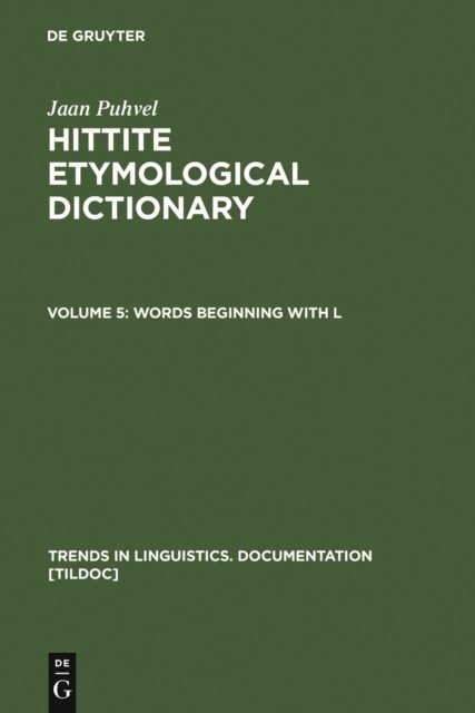 Jaan Puhvel - Words beginning with L, E-bok