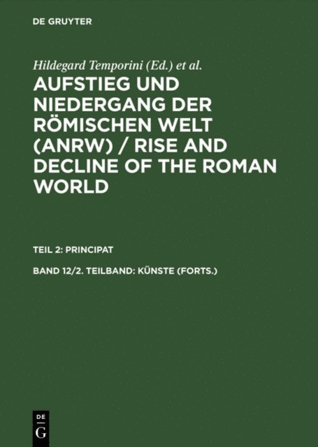 Hildegard Temporini - Künste (Forts.), E-bok