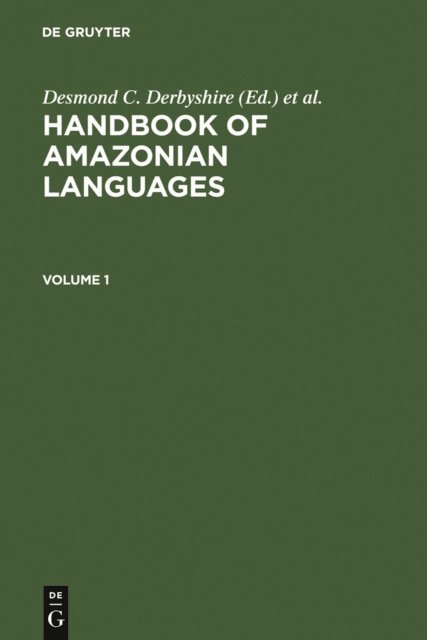 Geoffrey K. Pullum, Desmond C. Derbyshire - HANDBOOK AMAZONIAN LANGUAGES, E-bok