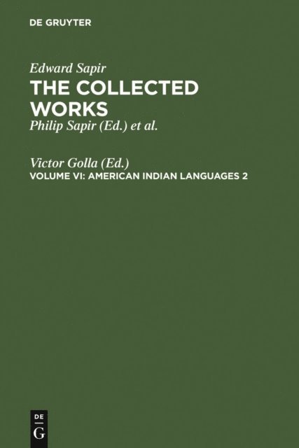 Victor Golla - American Indian Languages 2, E-bok