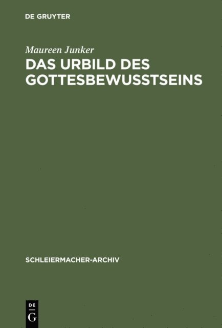 Maureen Junker - Das Urbild des Gottesbewußtseins, E-bok
