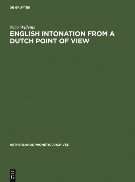 Nico Willems - English Intonation from a Dutch Point of View, E-bok