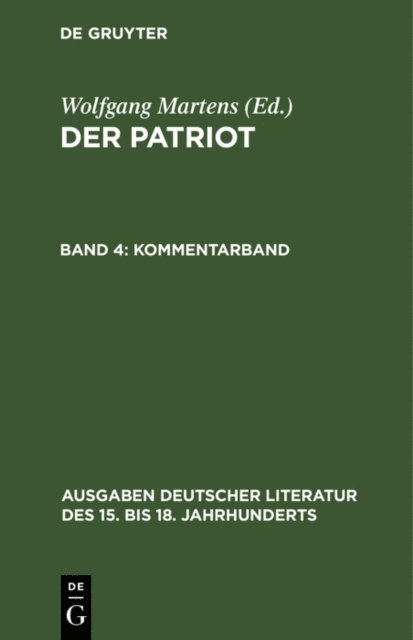 Wolfgang Martens - Kommentarband, E-bok