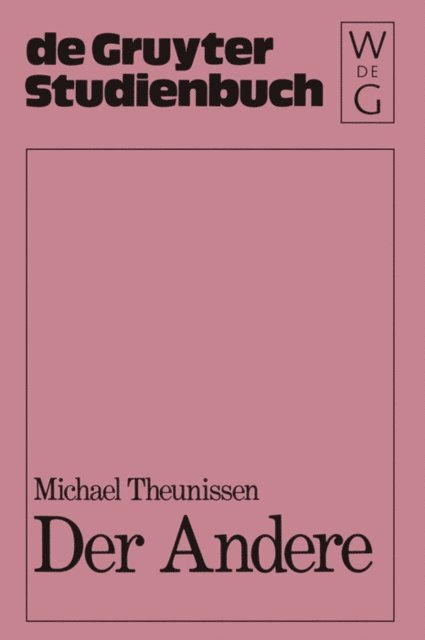 Michael Theunissen - Andere, E-bok