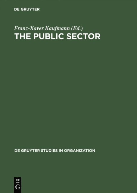 Franz-Xaver Kaufmann - Public Sector, E-bok