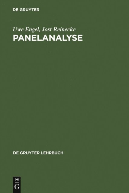 Jost Reinecke, Uwe Engel - Panelanalyse, E-bok