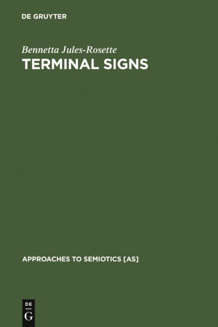 Bennetta Jules-Rosette - Terminal Signs, E-bok