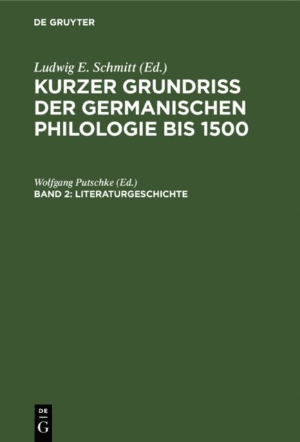 Wolfgang Putschke - Literaturgeschichte, E-bok