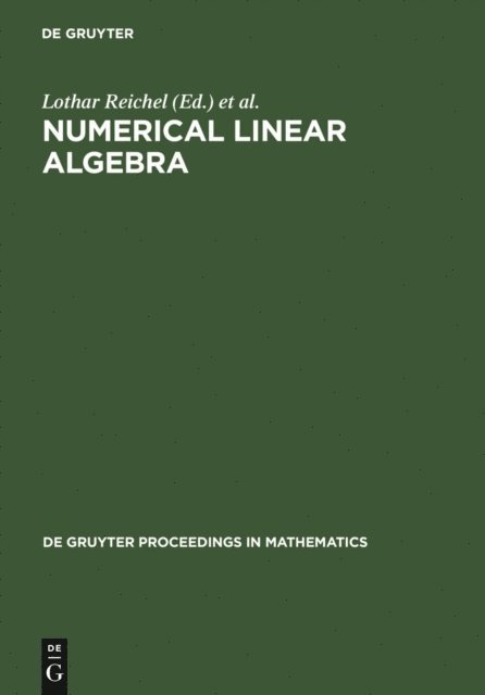 Richard S. Varga, Arden Ruttan, Lothar Reichel - Numerical Linear Algebra, E-bok