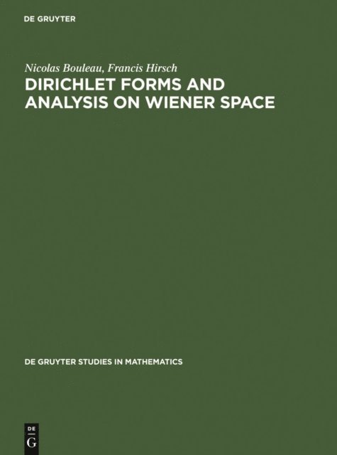Francis Hirsch, Nicolas Bouleau - Dirichlet Forms and Analysis on Wiener Space, E-bok