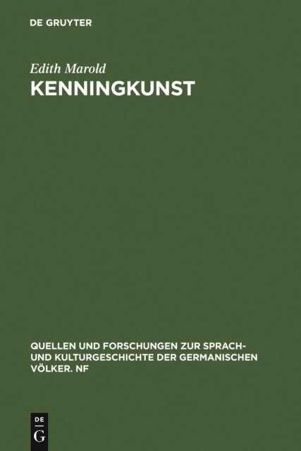 Edith Marold - Kenningkunst, E-bok