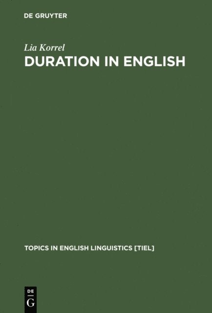 Lia Korrel - Duration in English, E-bok