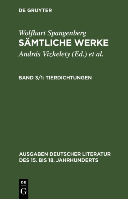 Andras Vizkelety - Tierdichtungen, E-bok