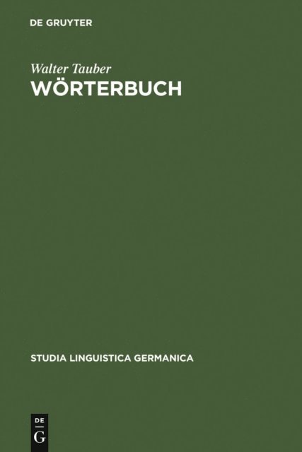 Walter Tauber - Wörterbuch, E-bok