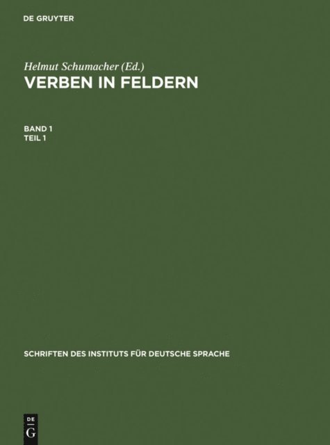 Helmut Schumacher - Verben in Feldern, E-bok