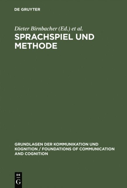 Armin Burkhardt, Dieter Birnbacher - Sprachspiel und Methode, E-bok