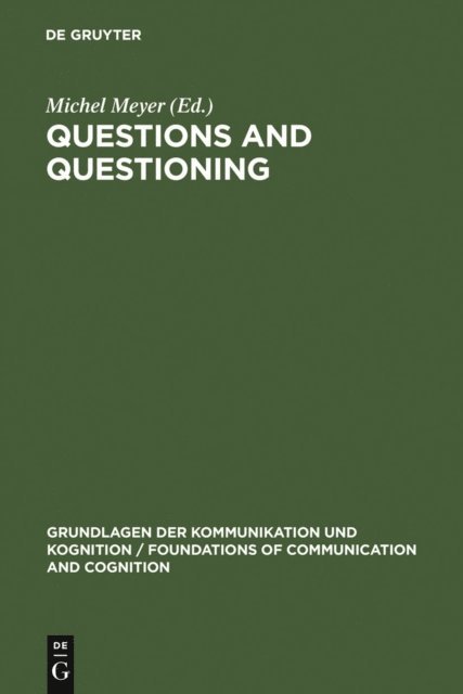 Michel Meyer - Questions and Questioning, E-bok
