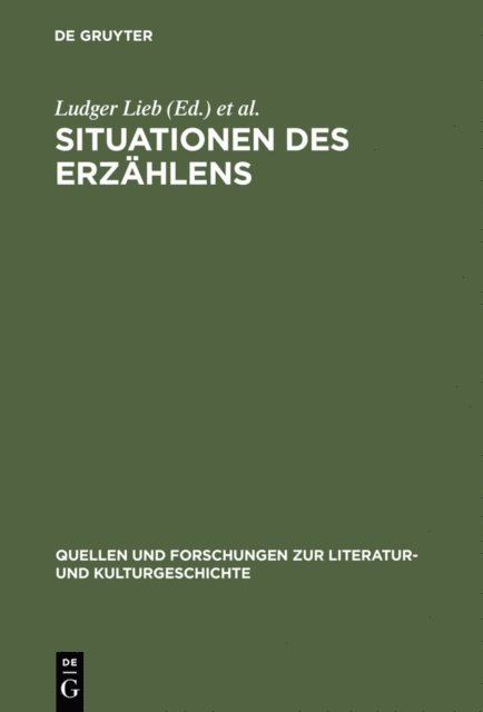 Stephan Muller, Ludger Lieb - Situationen des Erzählens, E-bok