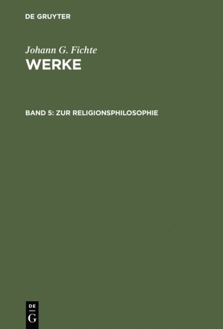 Johann G. Fichte, Immanuel Hermann Fichte - Zur Religionsphilosophie, E-bok