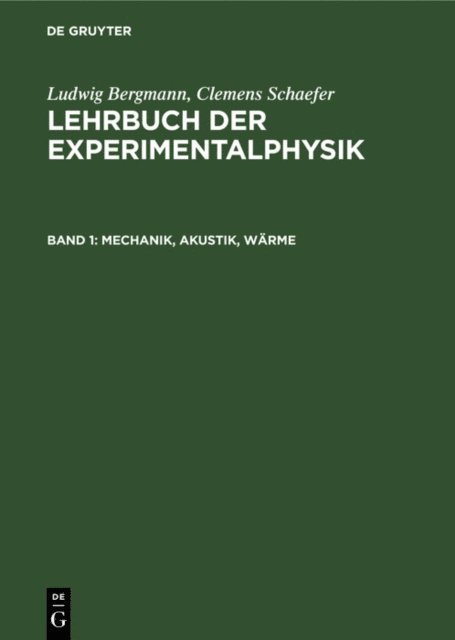 Mechanik, Akustik, Wärme, E-bok
