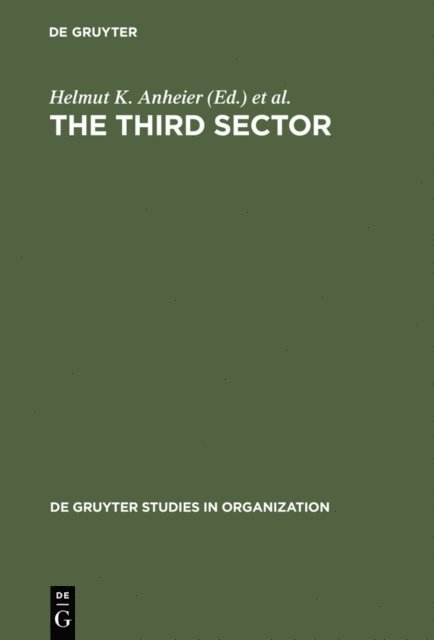 Wolfgang Seibel, Helmut K. Anheier - Third Sector, E-bok