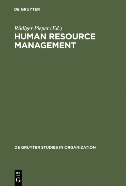 Rudiger Pieper - Human Resource Management, E-bok