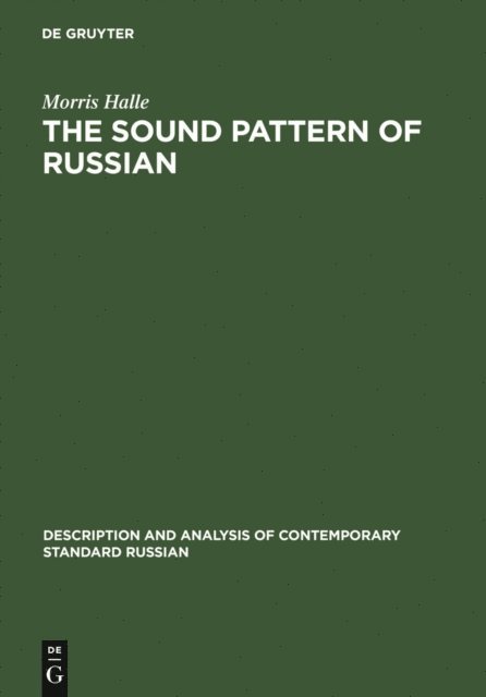 Morris Halle - Sound Pattern of Russian, E-bok
