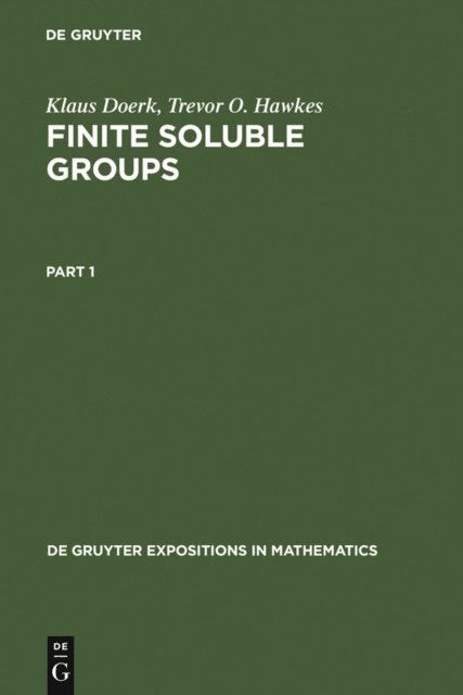 Trevor O. Hawkes, Klaus Doerk - Finite Soluble Groups, E-bok