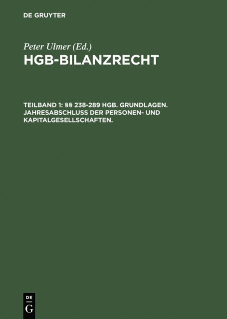 Peter Ulmer - HGB-Bilanzrecht, E-bok