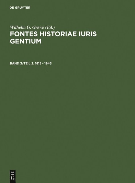 Wilhelm G. Grewe - 1815 – 1945, E-bok