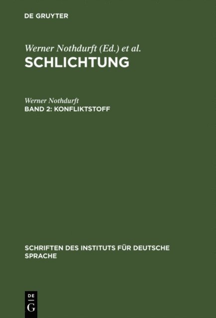 Werner Nothdurft - Konfliktstoff, E-bok