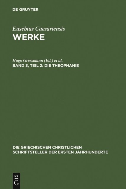 Adolf Laminski, Hugo Gressmann - Die Theophanie, E-bok