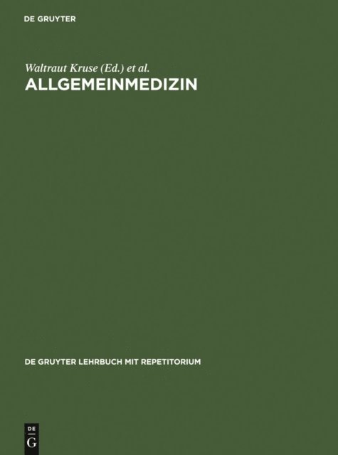 Gotthard Schettler, Waltraut Kruse - Allgemeinmedizin, E-bok