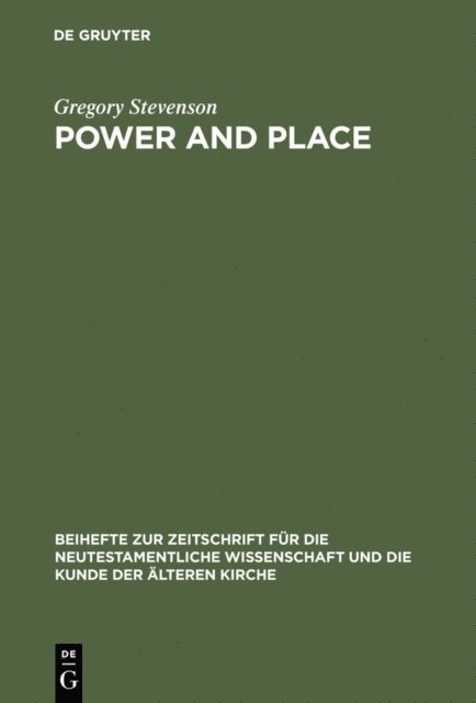 Gregory Stevenson - Power and Place, E-bok