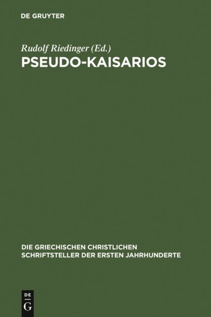 Rudolf Riedinger - Pseudo-Kaisarios, E-bok
