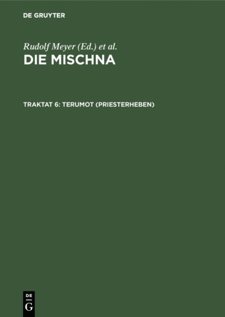 Eberhard Guting - Terumot (Priesterheben), E-bok