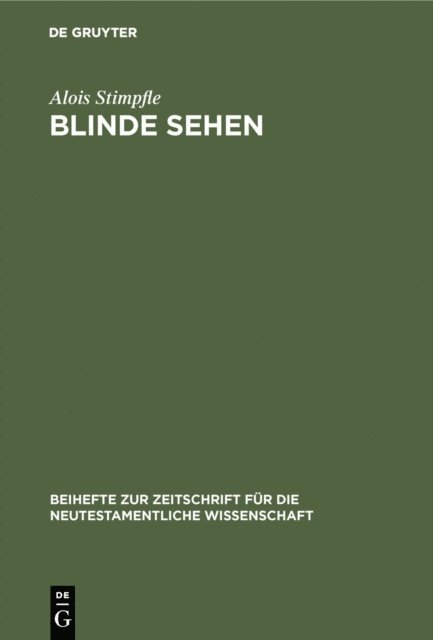 Alois Stimpfle - Blinde sehen, E-bok