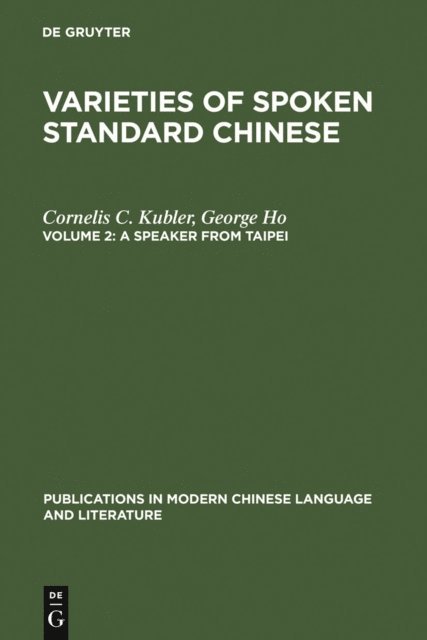 George Ho, Cornelis C. Kubler - Speaker from Taipei, E-bok