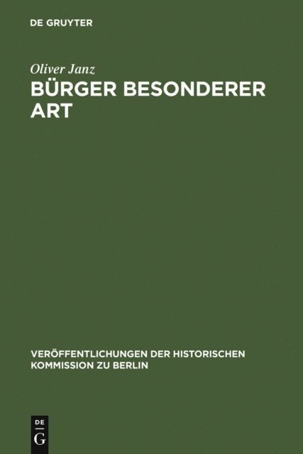 Oliver Janz - Bürger besonderer Art, E-bok