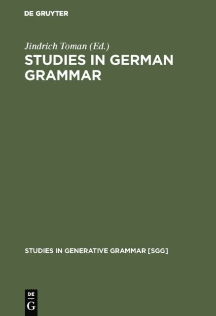 Jindrich Toman - Studies in German Grammar, E-bok