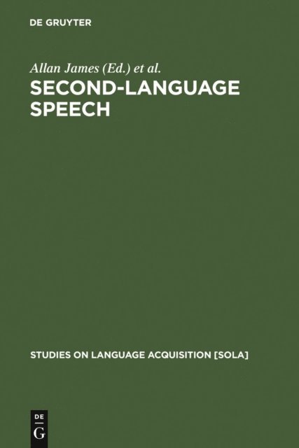 Jonathan Leather, Allan James - Second-Language Speech, E-bok